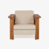 Rubber lounge armchair