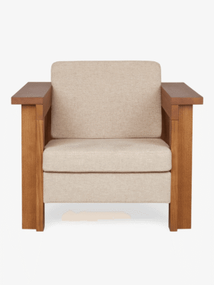 Rubber lounge armchair