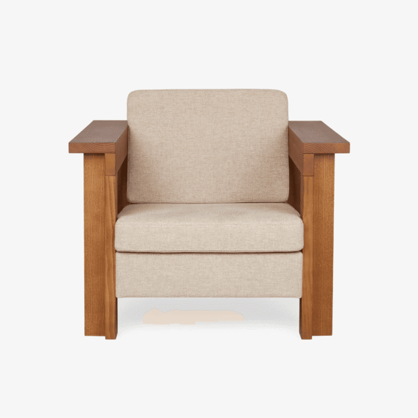 Rubber lounge armchair