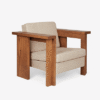 Rubber lounge armchair